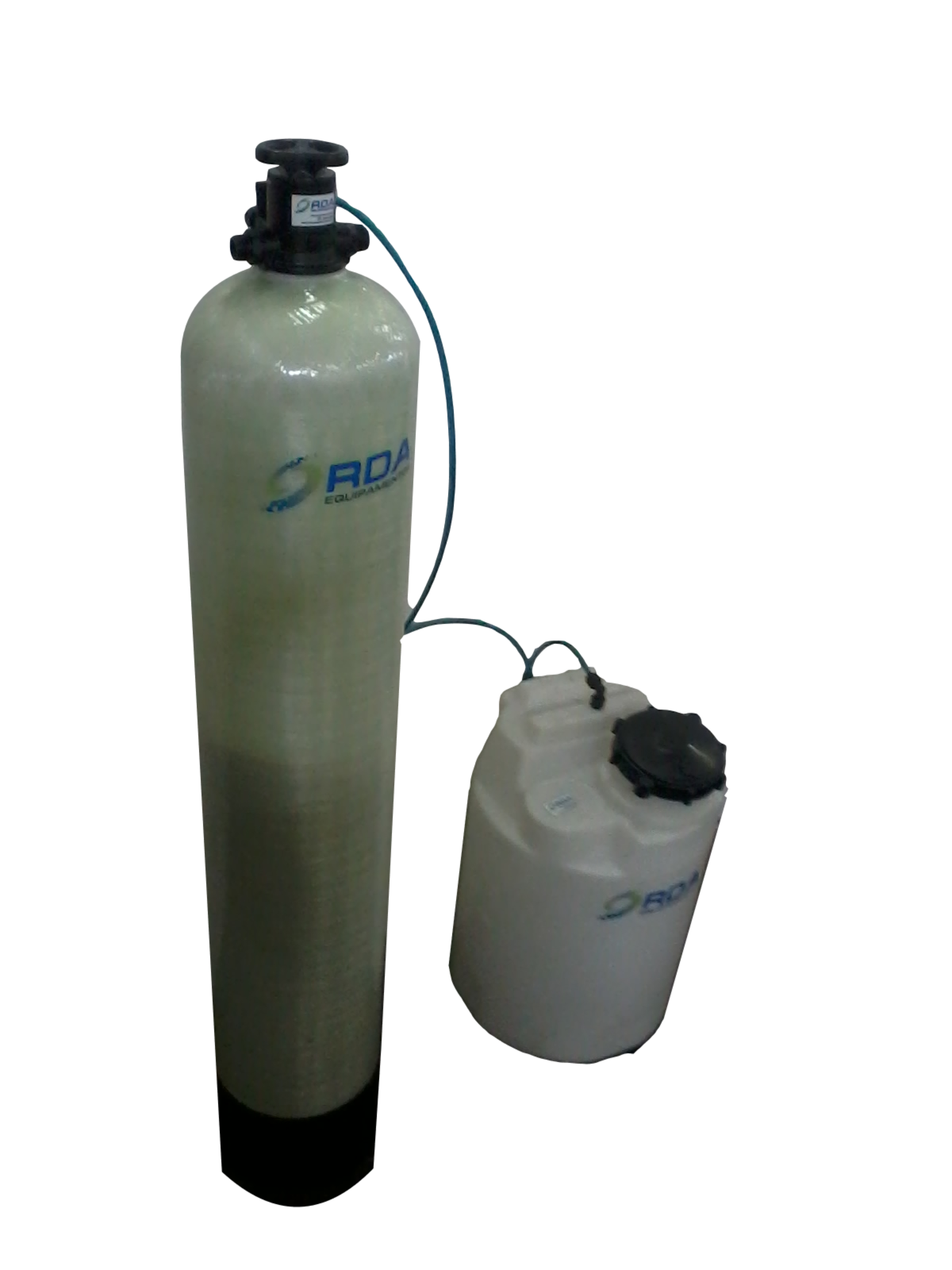 Abrandador manual em PRFV baixa vazão