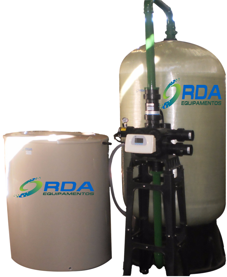 Abrandador automático em PRFV alta vazão