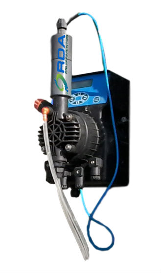 Dosador de cloro com alarme